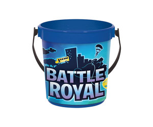 Royal Blue Plastic Bucket  Party Supplies, Decorations & Favors