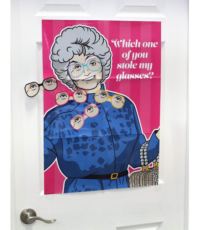 PRIME PARTY Golden Girls Pin-the-Glasses on Sophia Party Game