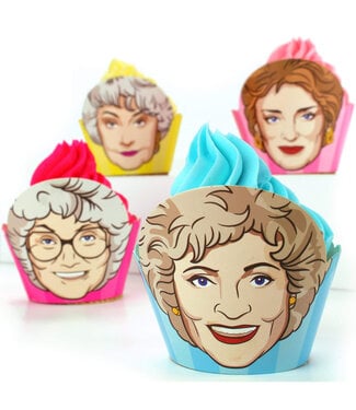 PRIME PARTY Golden Girls Cupcake Wrappers (Set of 12)