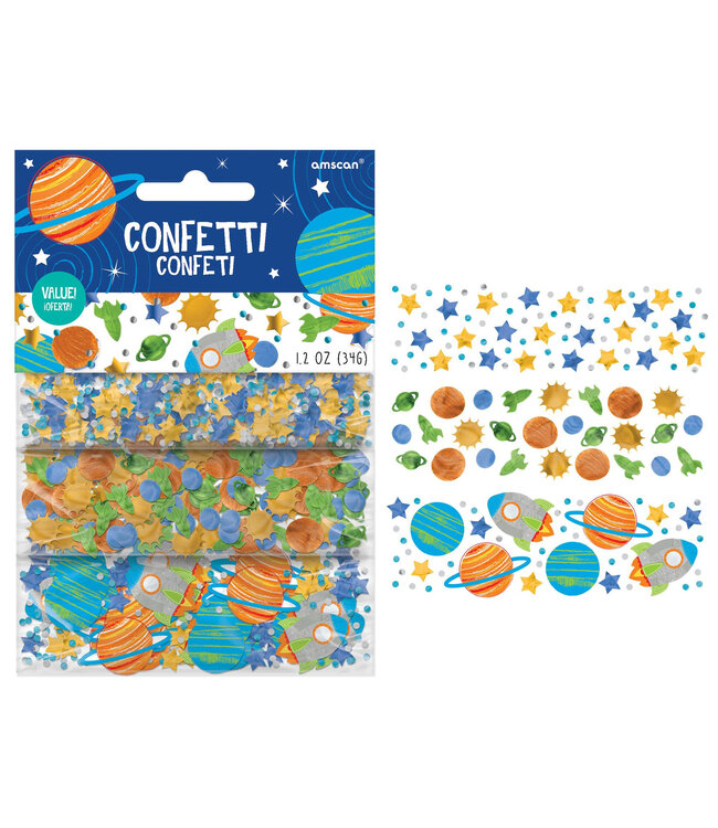 Blast Off Birthday Value Pack Confetti