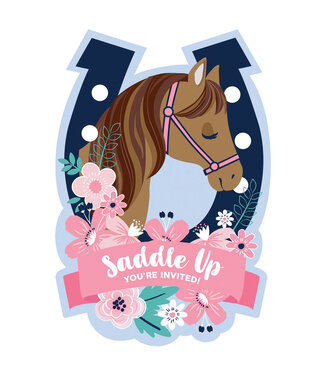 Saddle Up Postcard Invitations - 8ct