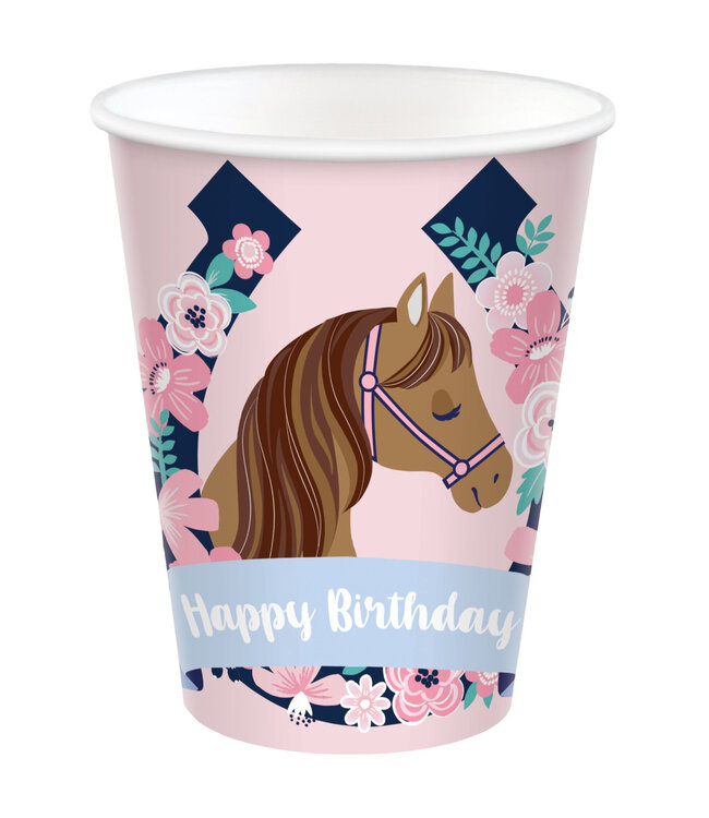 Saddle Up 9 oz. Cup - 8ct