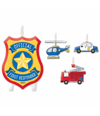 First Responders Birthday Candle Set
