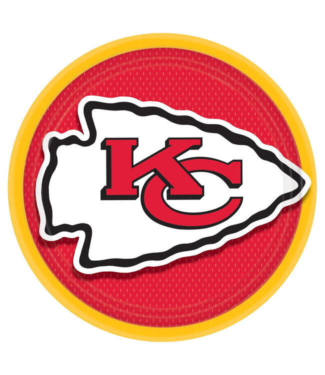 Kansas City Chiefs 9" Paper Plates - 8ct