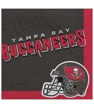Tampa Bay Buccaneers Lunch Napkins - 16 Count