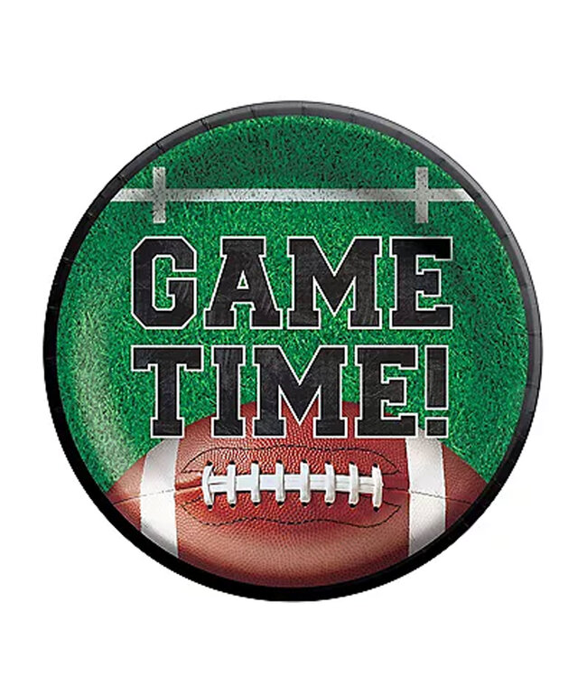 Amscan Tailgates & Touchdowns 6.75" Paper Plates - 60ct