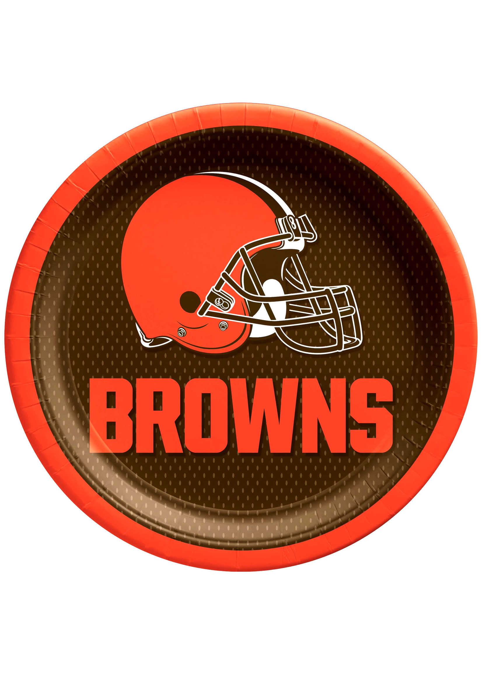 Cleveland Browns 9" Paper Plates - 8ct
