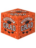 AMSCAN Orange Grad Card Box