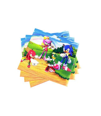 ALIBABA Sonic the Hedgehog Lunch Napkins - 20ct