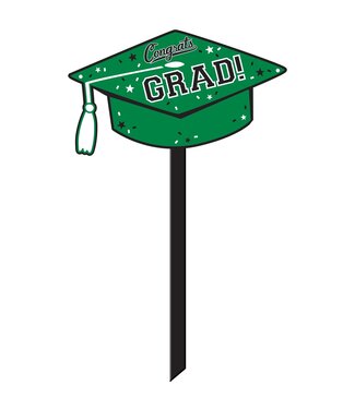 Congrats Grad Yard Sign - Green