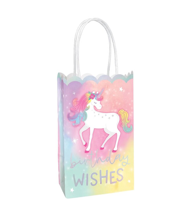 Enchanted Unicorn Kraft Bags - 10ct