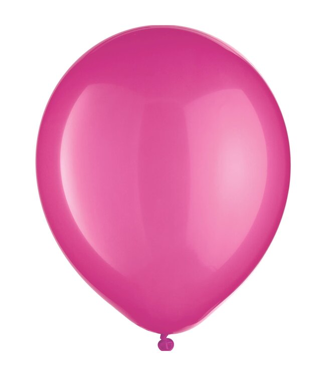 Bright Pink Latex Balloon - 15ct