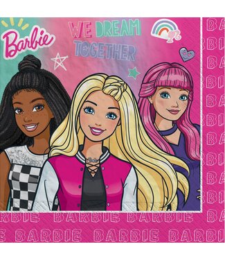 Barbie Dream Together Lunch Napkins - 16ct