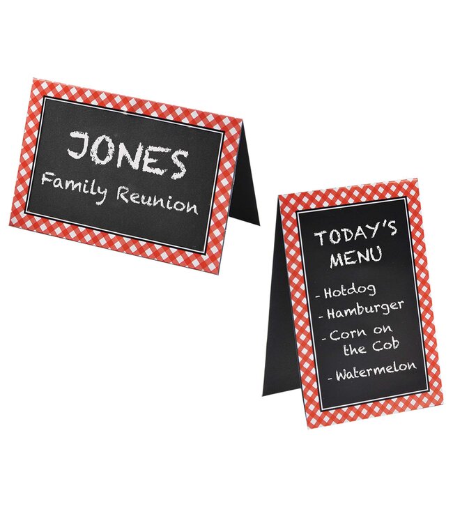 8CT CHALK TABLE CARDS