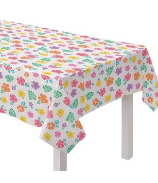 Summer Hibiscus Vinyl Table Cover