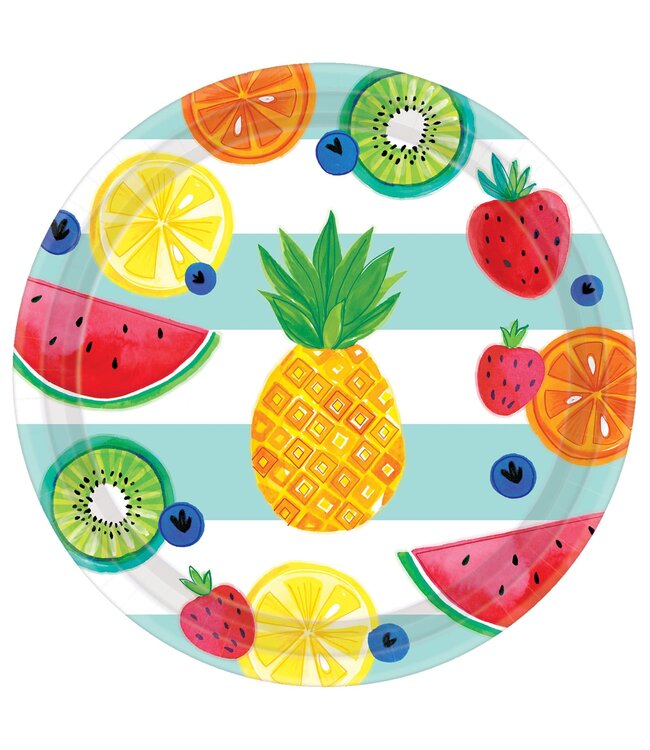 Summer Fruit Lunch Plates - 8ct