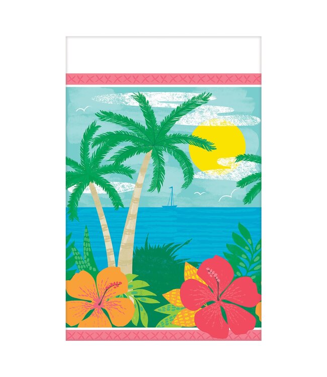 AMSCAN Summer Vibes Table Covers - 3ct