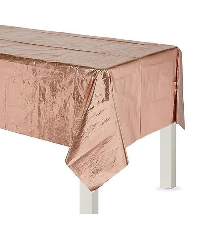 Creative Converting TABLE COVER MET ROSE GOLD