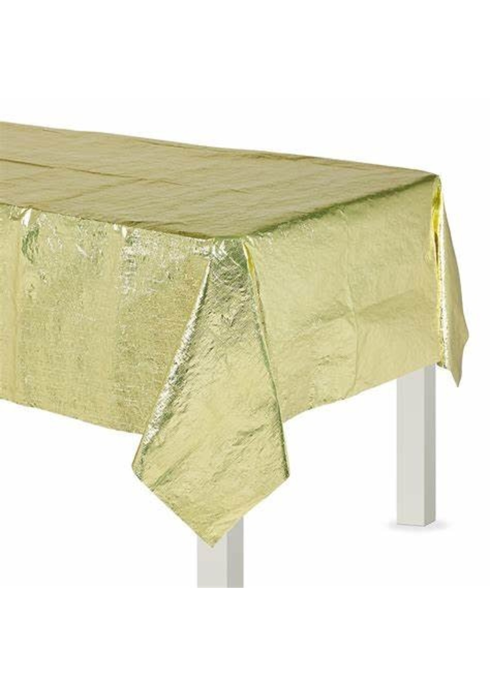 Creative Converting TABLE COVER MET GOLD