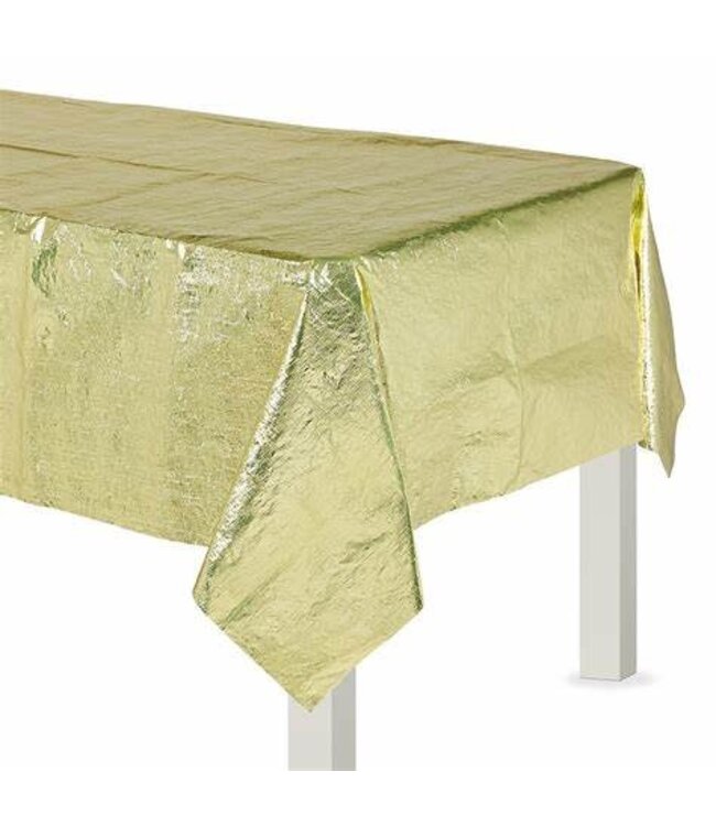 Creative Converting TABLE COVER MET GOLD