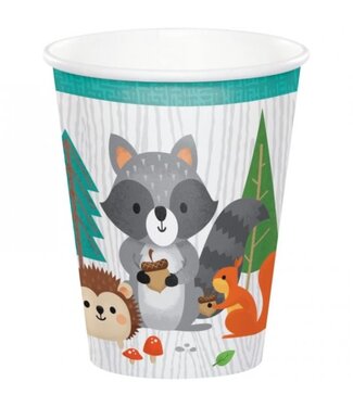 Creative Converting Woodland Animals Hot/Cold Cups - 8ct