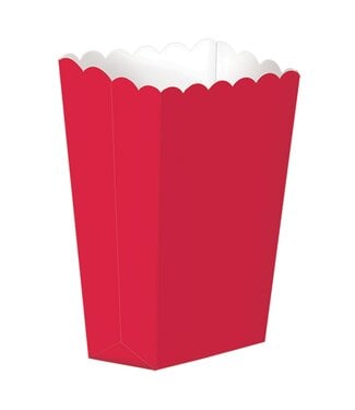 Amscan Small Popcorn Box - Apple Red