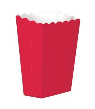 Small Popcorn Box - Apple Red