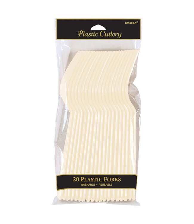 Plastic Forks, Mid Ct. - Vanilla Creme