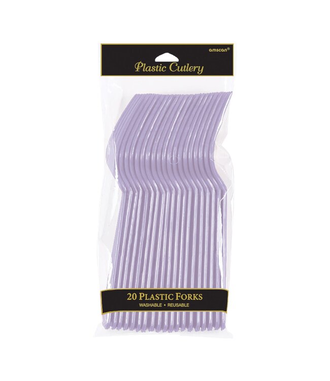 Plastic Forks, Mid Ct. - Lavender
