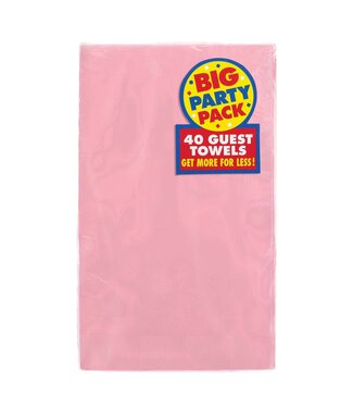 2-Ply Guest Towels, Mid Ct. - New Pink