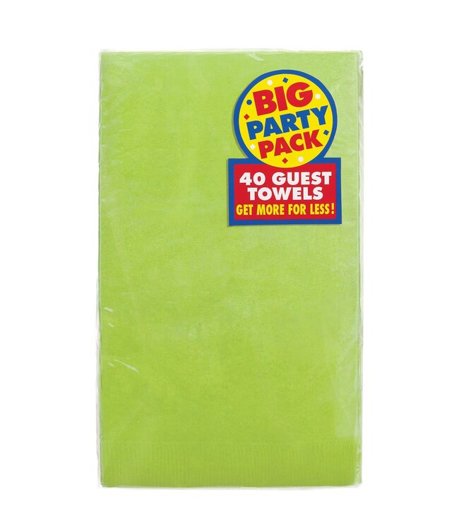 2-Ply Guest Towels, Mid Ct. - Kiwi