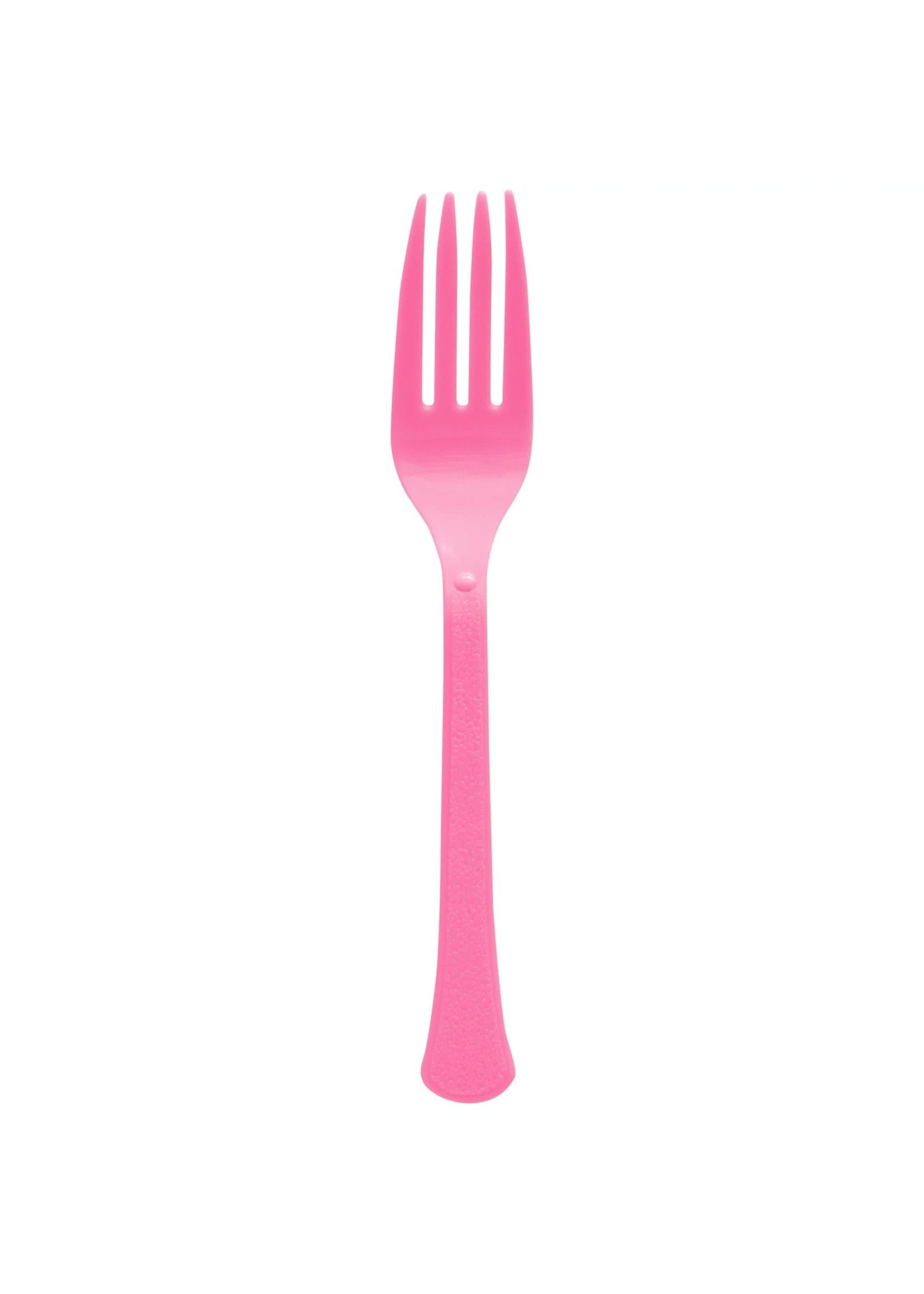 50CT FORKS BRIGHT PINK