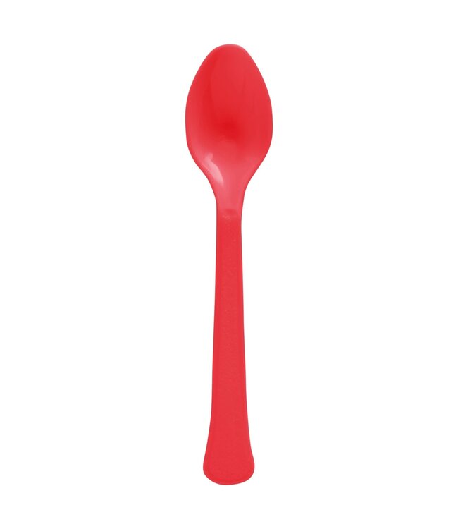 50CT SPOONS RED