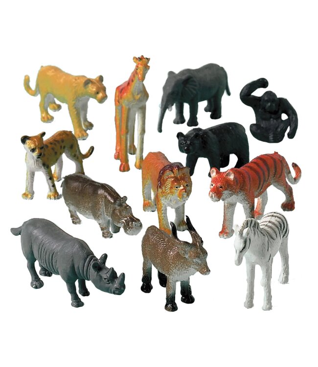 AMSCAN 12CT JUNGLE ANIMALS