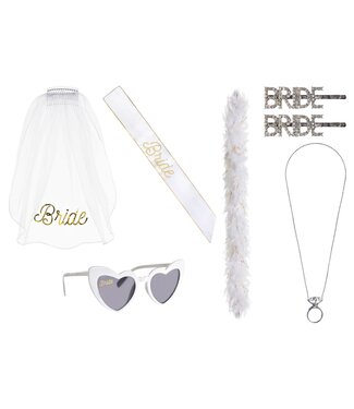 AMSCAN Bride Kit White