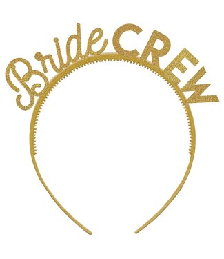 AMSCAN "Bride Crew" Plastic Word Headband