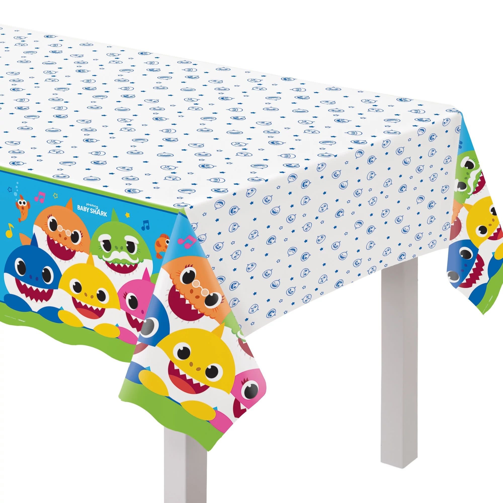 Baby Shark Plastic Table Cover Party On!