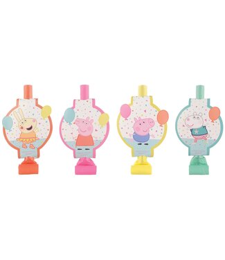 Peppa Pig Confetti Party Blowouts - 8ct