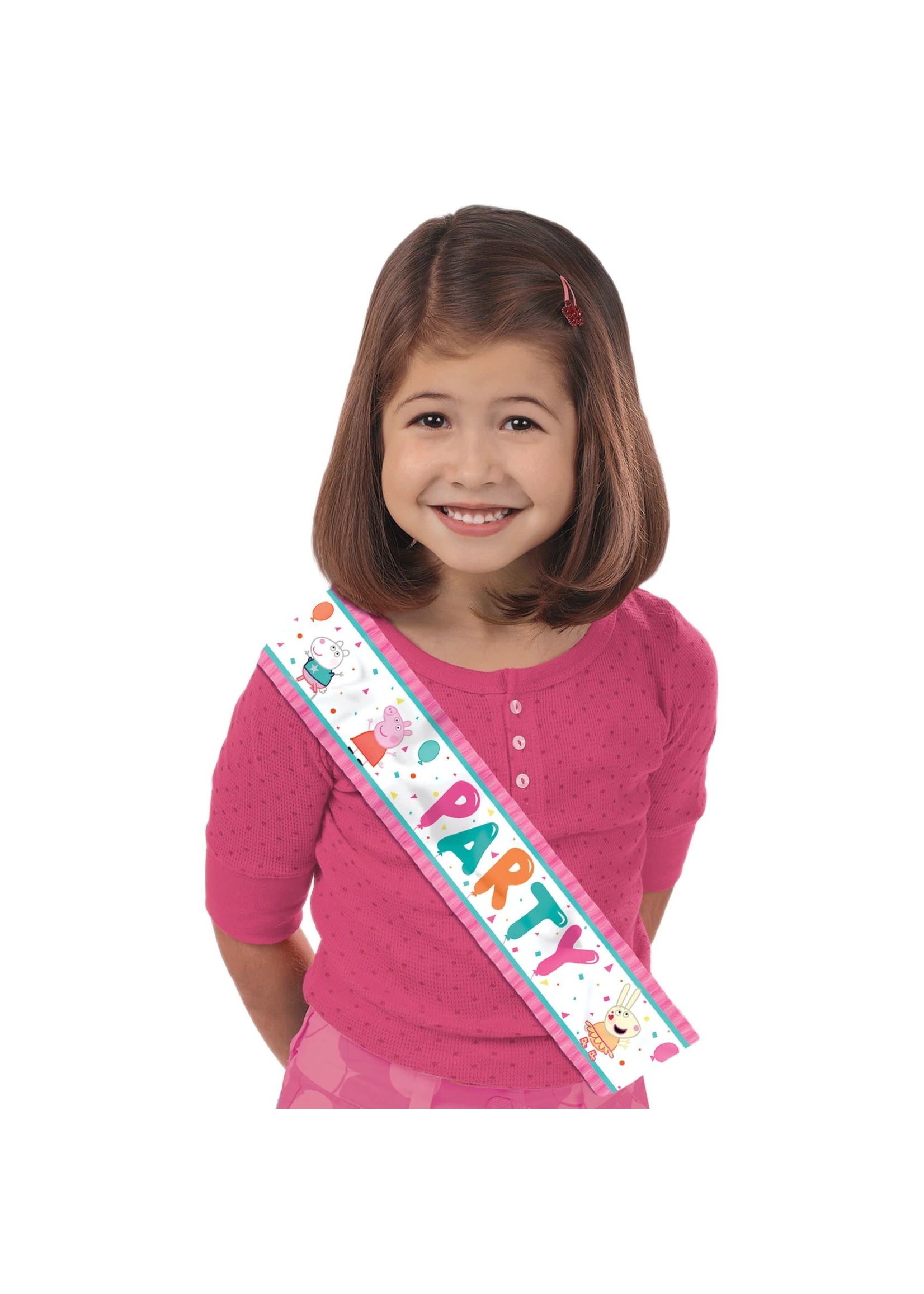 Peppa Pig Confetti Party Postcard Invitations - Pack Of 8 Colorful 4.25x6.25 Inch Cards