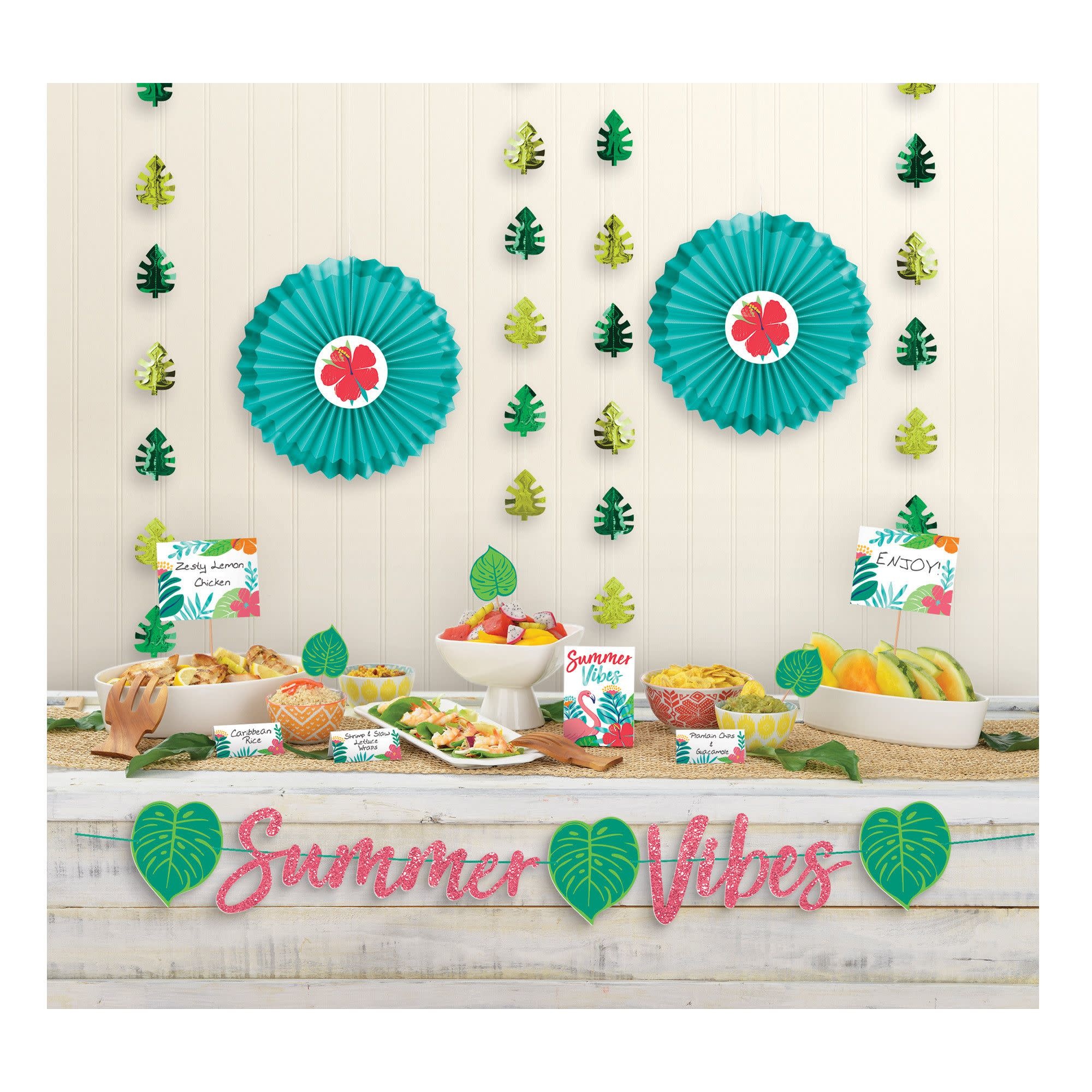 Tropical Jungle Buffet Decorating Kit Party On!