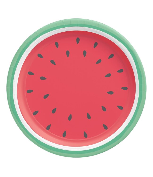 Tutti Frutti Watermelon Lunch Plates - 8ct