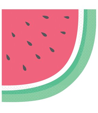 Watermelon Slice Lunch Napkins - 16ct