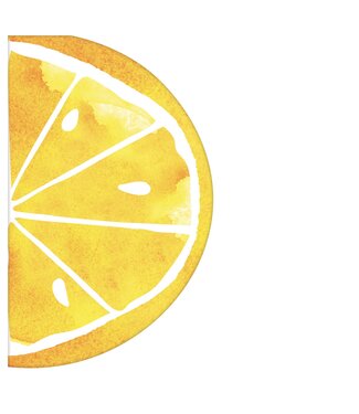 Lemon Slice Lunch Napkins - 16ct