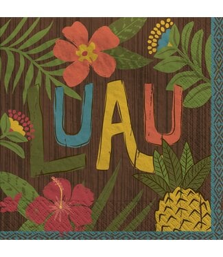 AMSCAN Vintage Tiki Lunch Napkins - 100ct