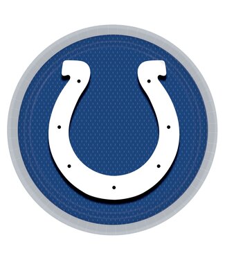 Amscan Indianapolis Colts Lunch Plates - 8ct