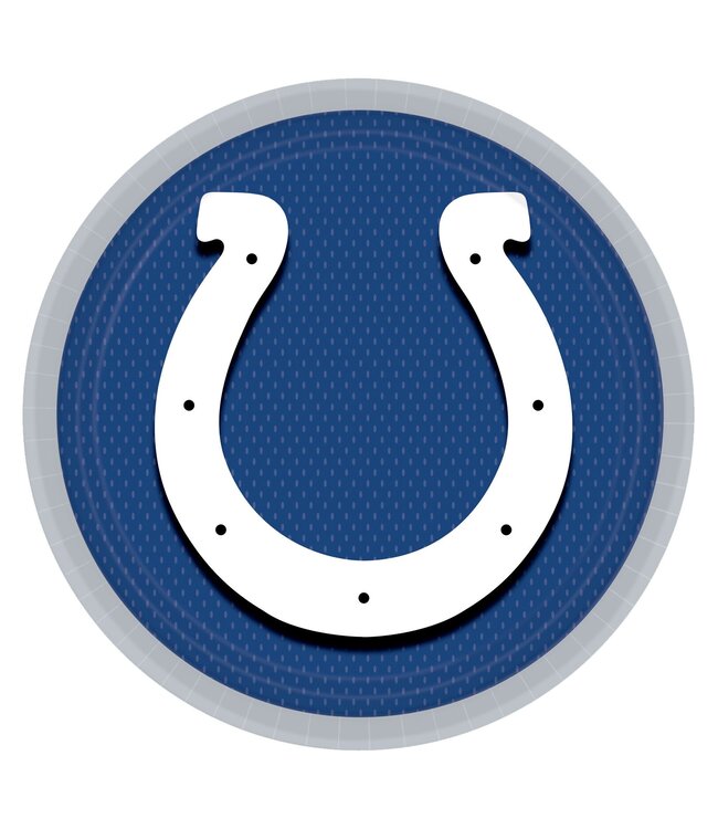 Amscan Indianapolis Colts Lunch Plates - 8ct