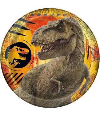 UNIQUE INDUSTRIES INC Jurassic World 3 8ct 7" Paper Plates