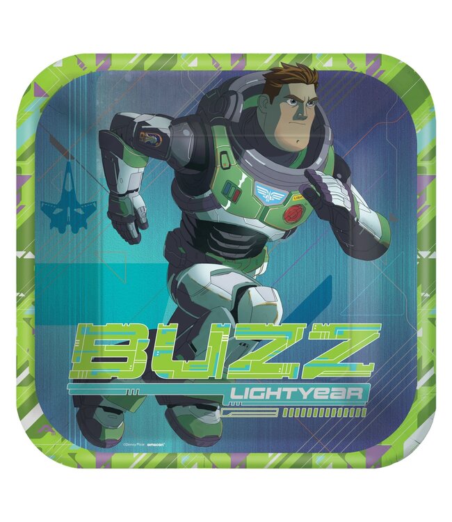 AMSCAN Lightyear Lunch Plates - 8ct