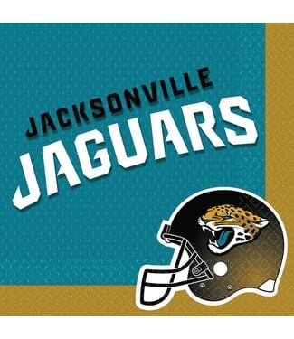 Amscan Jacksonville Jaguars Lunch Napkins - 16 Count