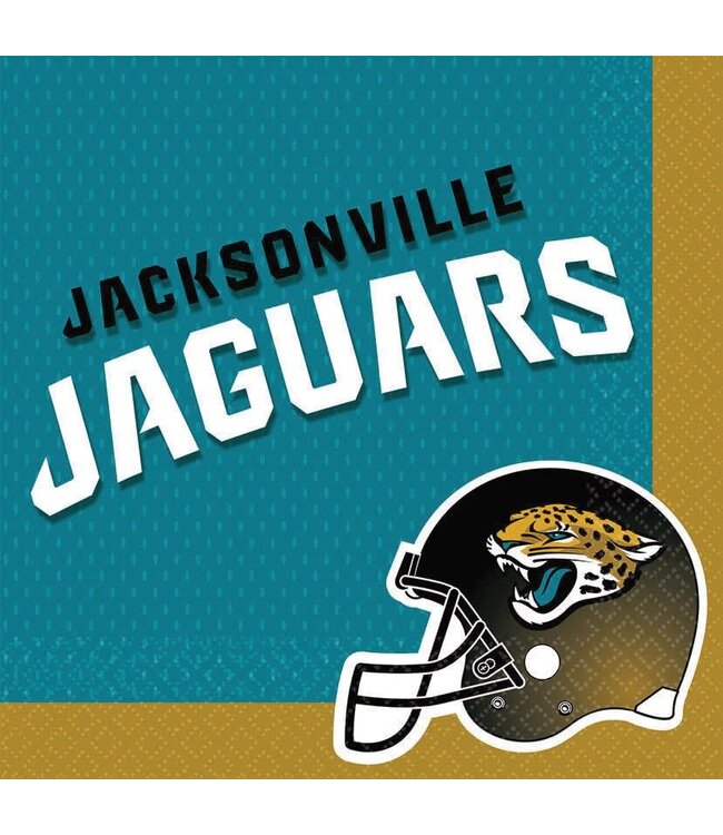 Amscan Jacksonville Jaguars Lunch Napkins - 16ct